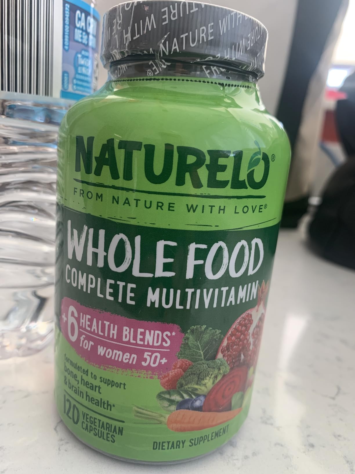 NATURELO Whole Food Multivitamin for Women 50+ (Iron Free) with Vitamins, Minerals, & Organic Extracts - Supplement for Post Menopausal Women Over 50 - No GMO - 120 Vegan Capsules customer photo 2