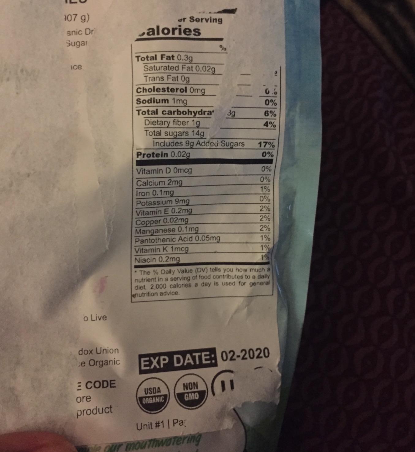 Food to Live Organic Dried Cranberries, 8 Ounces - Non-GMO, Kosher, Unsulfured, Bulk customer photo 1