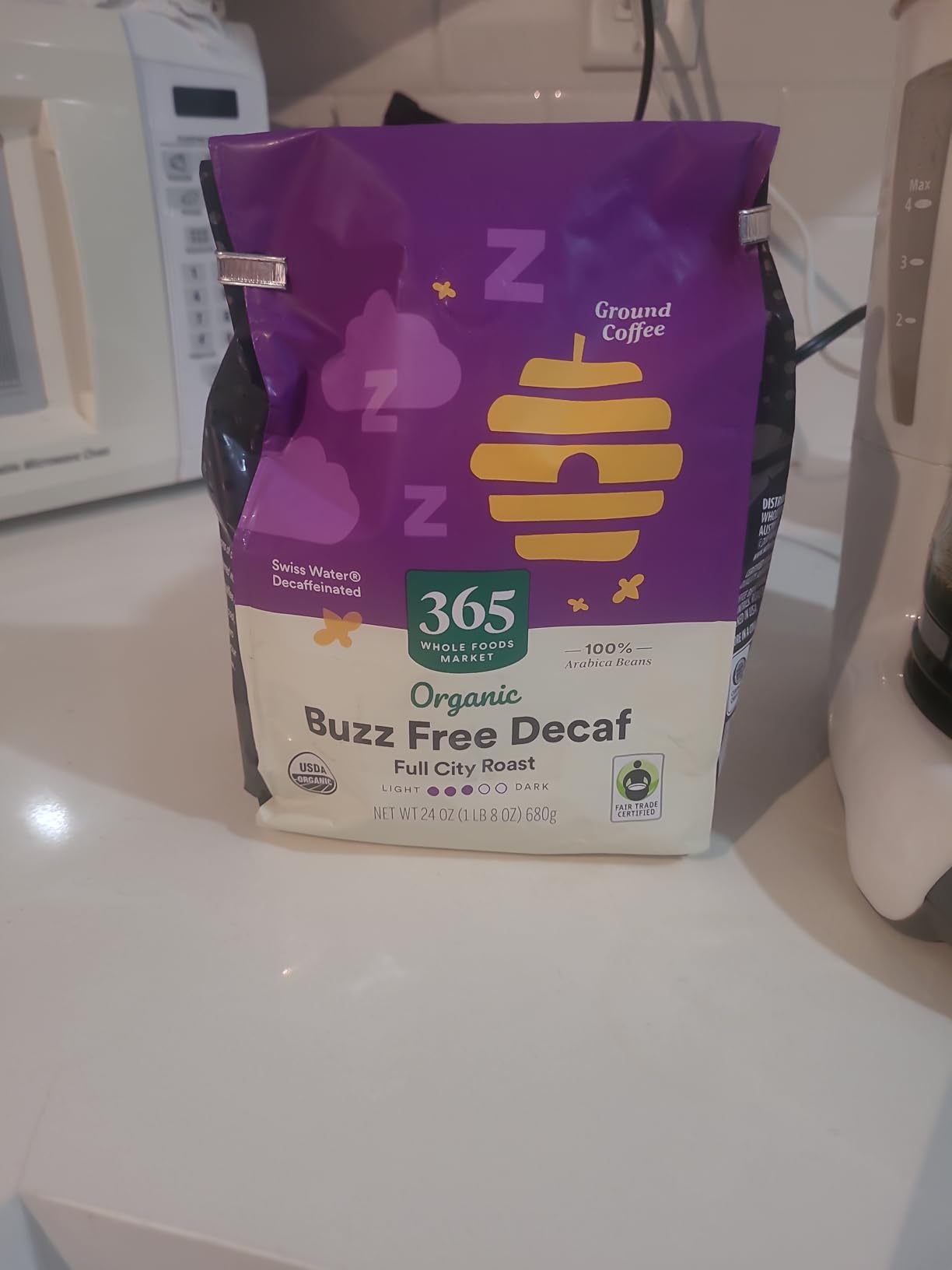 365 by Whole Foods Market, Buzz Free Decaf Ground Coffee, Medium Roast, 24 Ounce customer photo 2