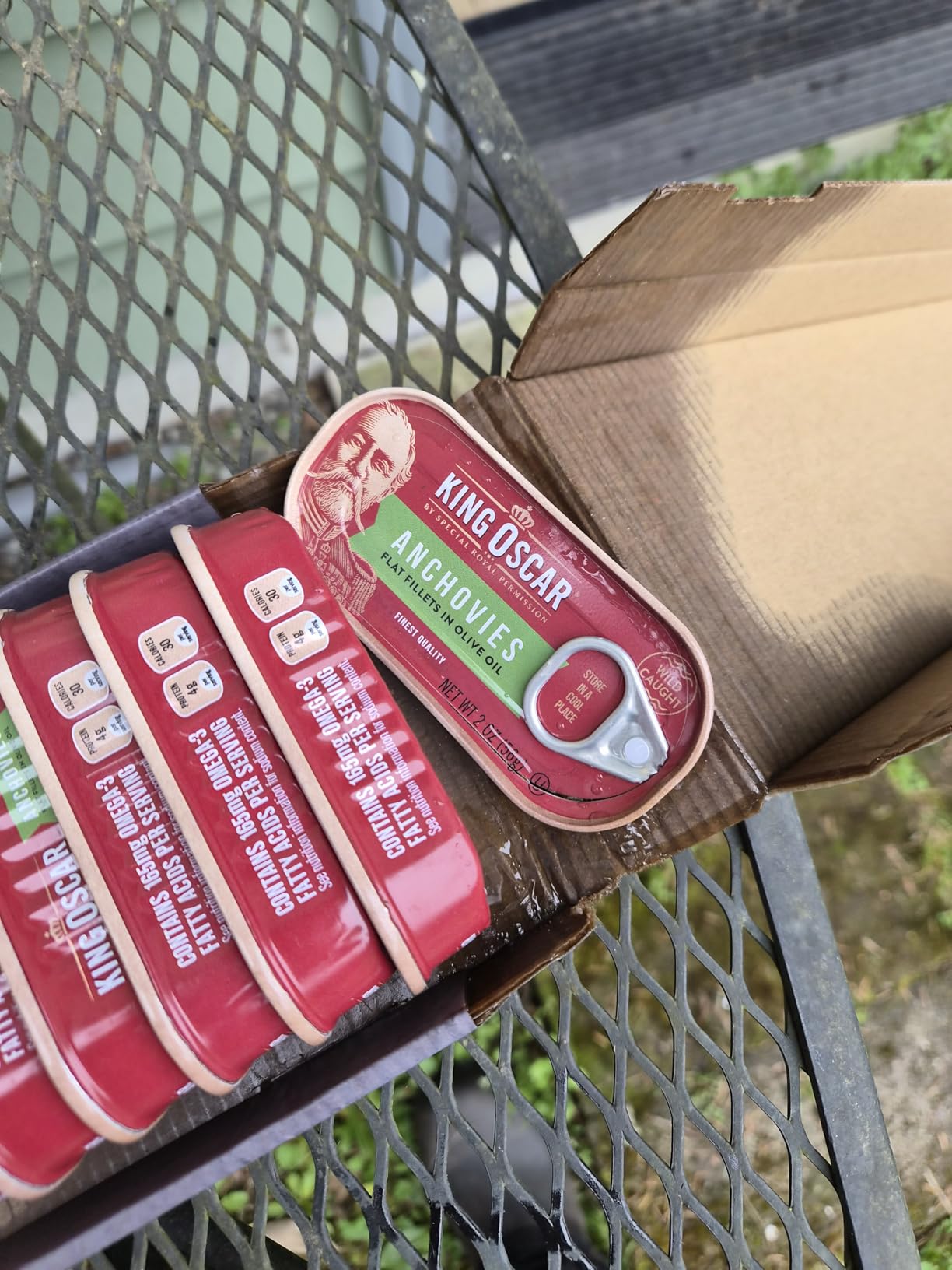 King Oscar Anchovies Fillets in Olive Oil, 2 Ounce Cans (Pack of 18), Wild Caught Canned Anchovies customer photo 1