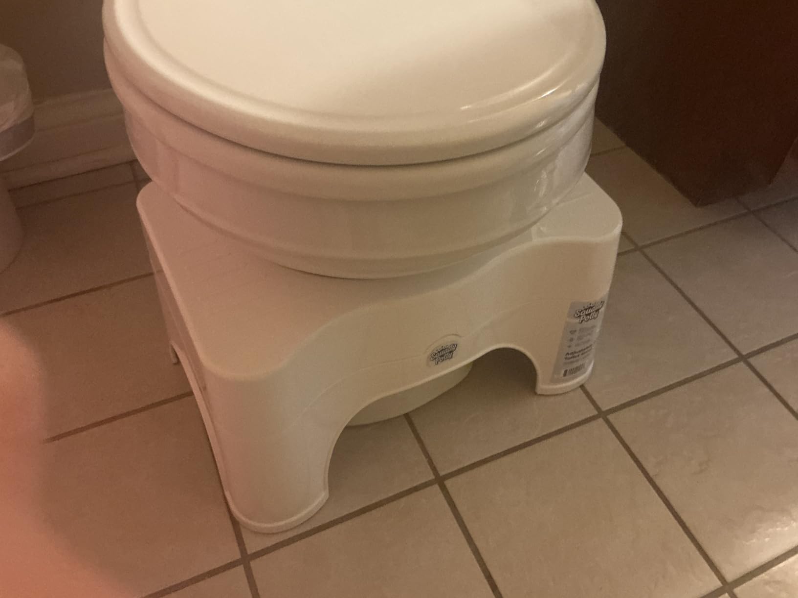 Squatty Potty The Original Bathroom Toilet Stool - Adjustable 2.0, Convertible to 7
