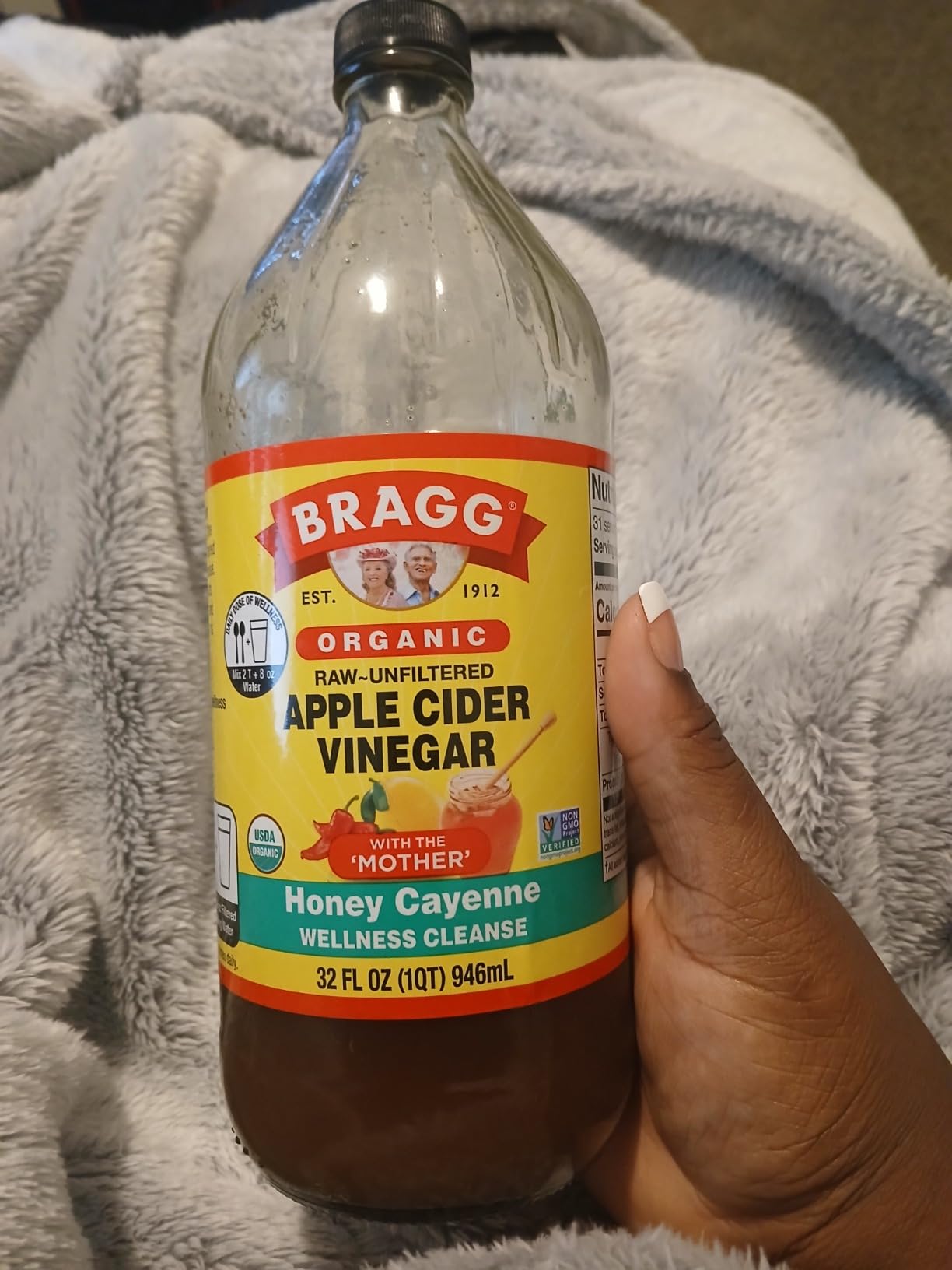 Bragg Organic Apple Cider Vinegar Honey Cayenne Wellness Cleanse with the Mother - 32 fl oz - Raw and Unfiltered customer photo 2