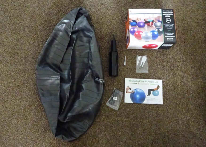 SmarterLife Exercise Ball Yoga Ball for Fitness, Balance, Stability, or Pregnancy, Gym Ball for Core Workout, Physical Therapy, Yoga Ball Chair for Office, Anti-Slip Anti-Burst customer photo 2