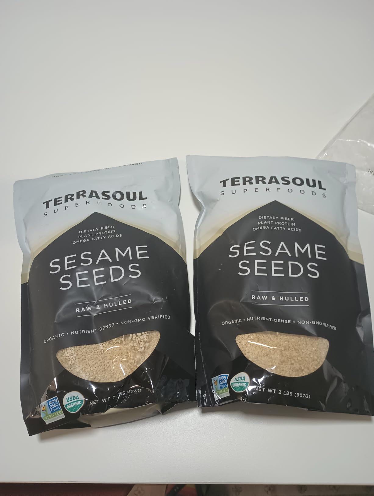 Terrasoul Superfoods Organic Hulled Sesame Seeds, 2 Lbs - Perfect for Tahini | Gluten-free | Raw customer photo 2