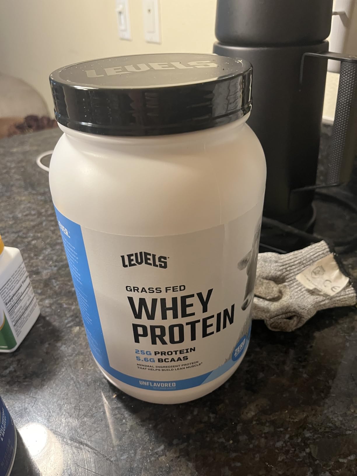 Levels Grass Fed Whey Protein Powder, No Artificials, 25G of Protein, Unflavored, 2LB customer photo 1