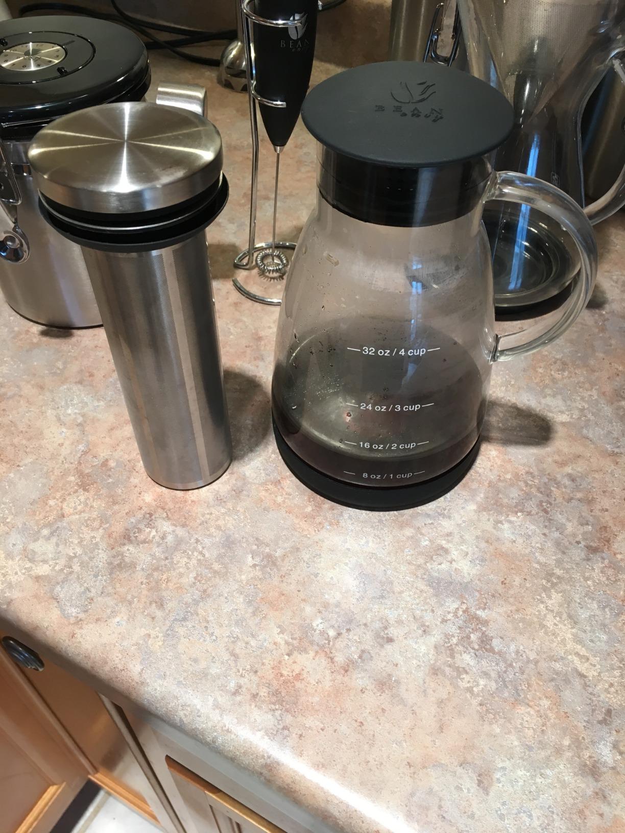 Bean Envy Cold Brew Coffee Maker - 32 oz Glass Cold Brew Pitcher customer photo 1