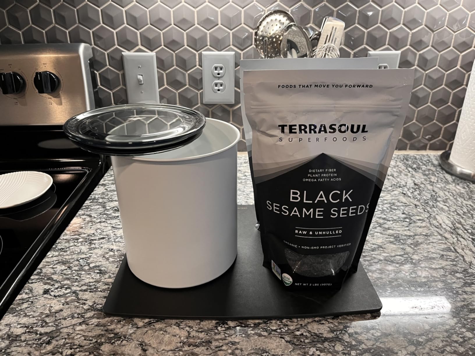 Terrasoul Superfoods Organic Black Sesame Seeds, 2 Lbs - Raw | Unhulled | Lab-Tested customer photo 2