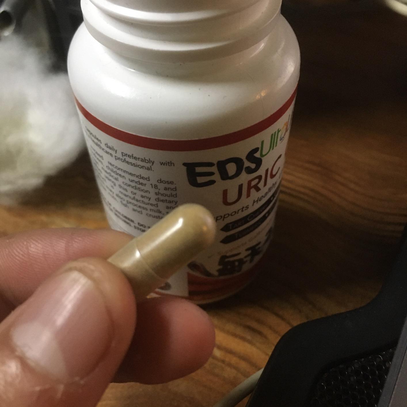 #1 URIC GO Uric Acid Cleanse Support Supplement for G.O.U.T - Natural Kidney Cleanse Detox Formula Chanca Piedra, Celery Seed, Tart Cherry, Cranberry, Pomegranate, Turmeric, Vegan Non-GMO 60 Capsules customer photo 1