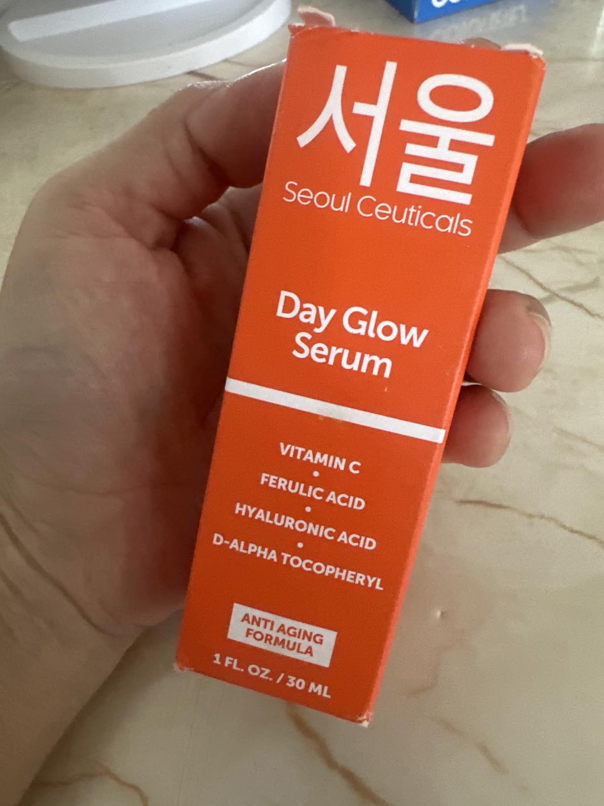 SeoulCeuticals Korean Skin Care Korean- 20% Vitamin C Hyaluronic Acid Serum + CE Ferulic Acid - Potent Anti Aging, Anti Wrinkle Korean Beauty 1oz customer photo 1