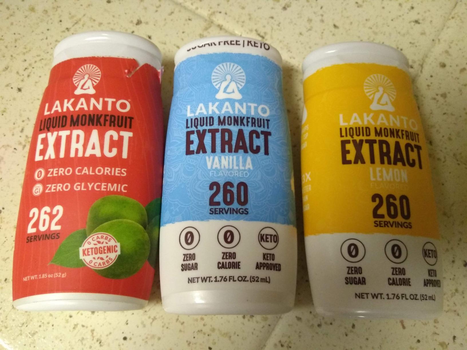 Lakanto Liquid Monk Fruit Extract Drops, Original, Erythritol Free Sugar Substitute Sweetener For Coffee, Tea, Smoothies, Oatmeal, Yogurt, Cocktails, Sugar Free, Vegan, Keto, Zero Sugar (1.76 Fl Oz) customer photo 1