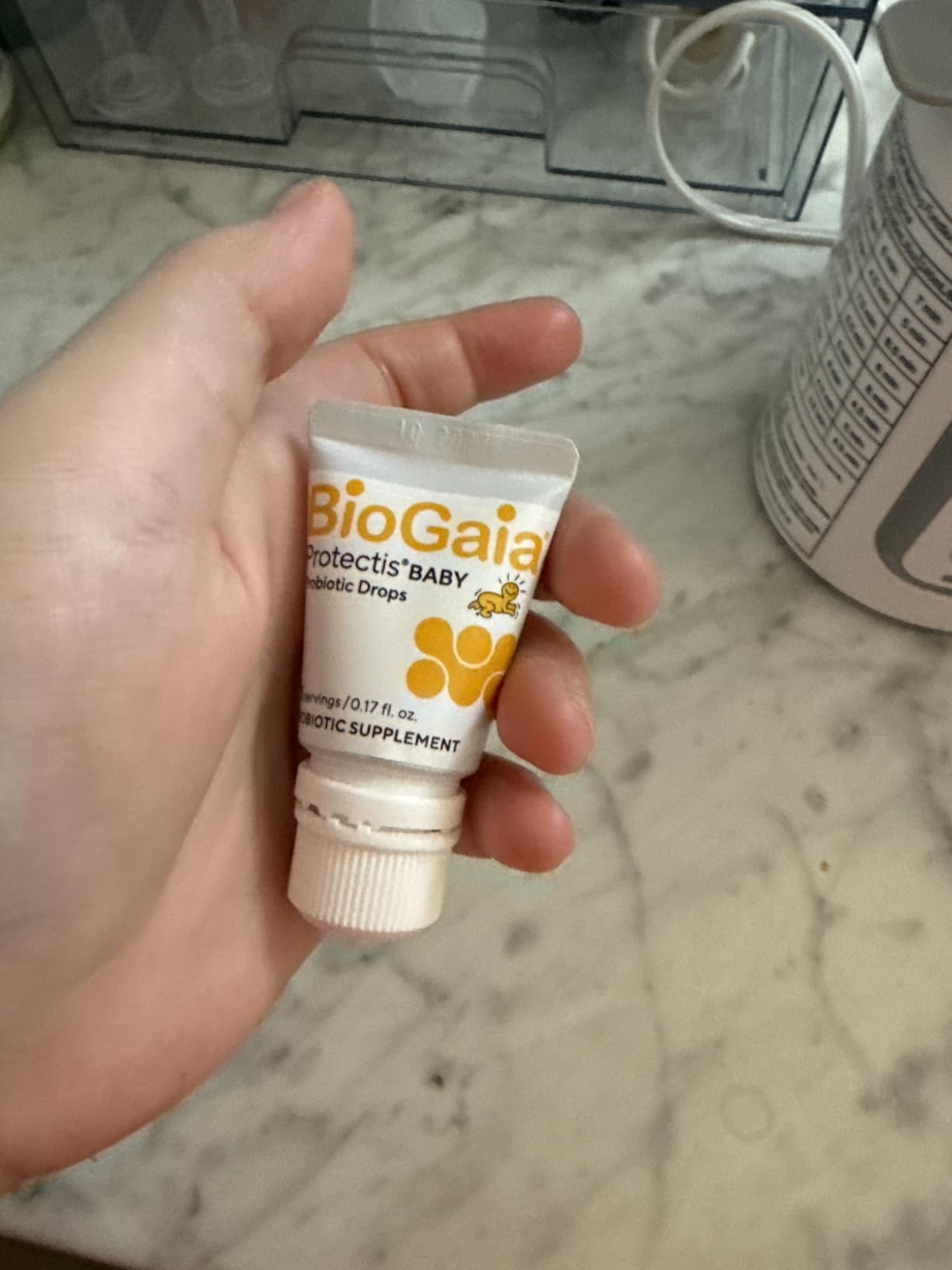 BioGaia Protectis Baby Probiotic Drops | Baby Essentials for Colic & Gas Relief | Safe for Newborns | Ease Crying, Fussing, Colic, Gas, Spit-ups & Constipation | No Dairy, Soy & Gluten | 5mL customer photo 1