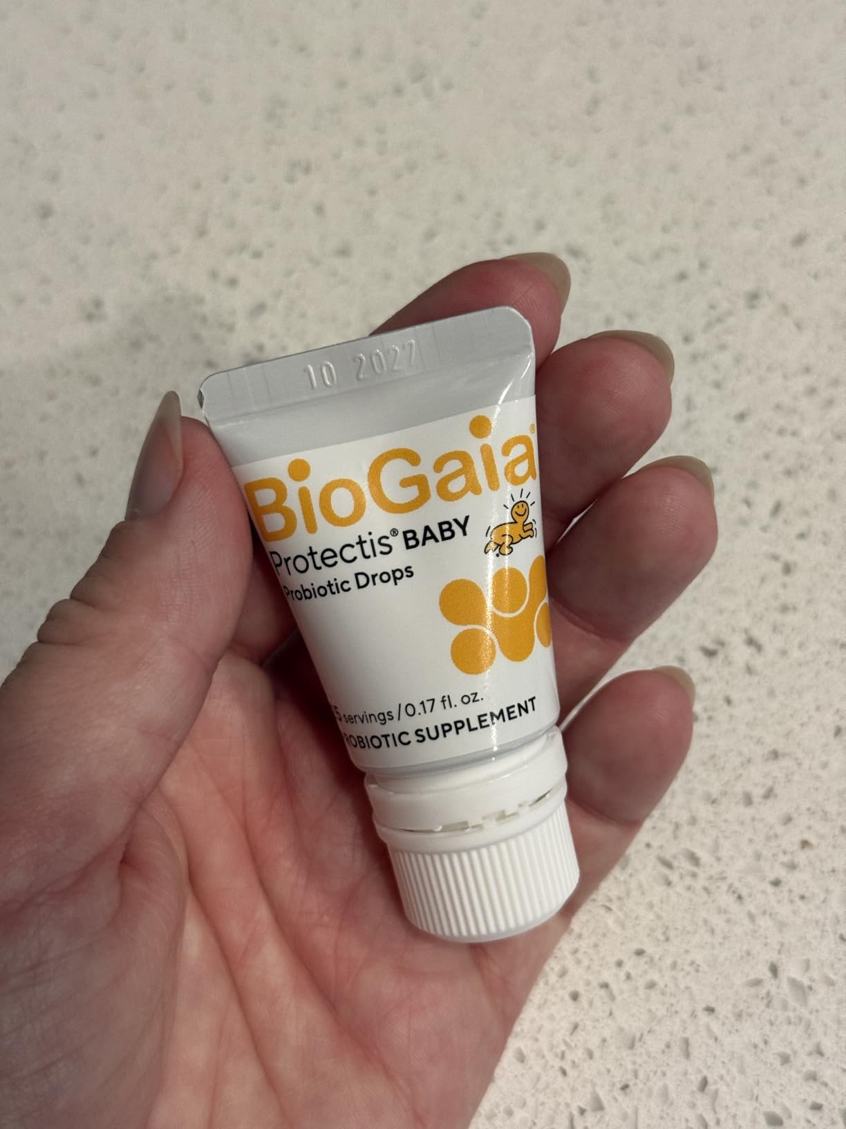 BioGaia Protectis Baby Probiotic Drops | Baby Essentials for Colic & Gas Relief | Safe for Newborns | Ease Crying, Fussing, Colic, Gas, Spit-ups & Constipation | No Dairy, Soy & Gluten | 5mL customer photo 2