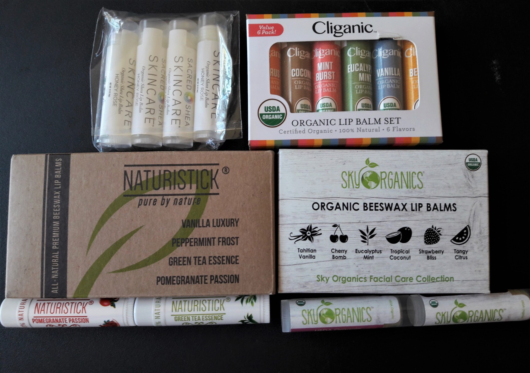 Naturistick Natural Beeswax Lip Balm 8-Pack | Assorted Flavors | Standard 0.15 oz Tubes customer photo 2