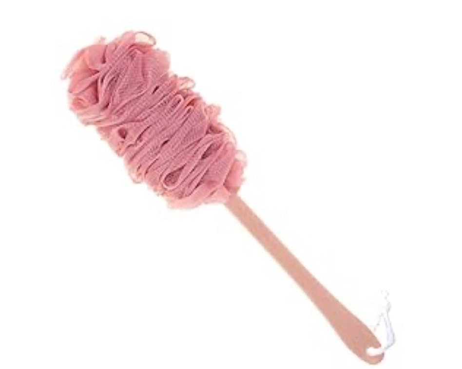 Back Scrubber for Shower, Loofah Long Handle Bath Body Brush, Soft Nylon Mesh Sponge On a Stick for Shower Men Women Kids Elderly, Exfoliating Scrub Cleaning Luffa for All Kinds of Skin(Blue) customer photo 1