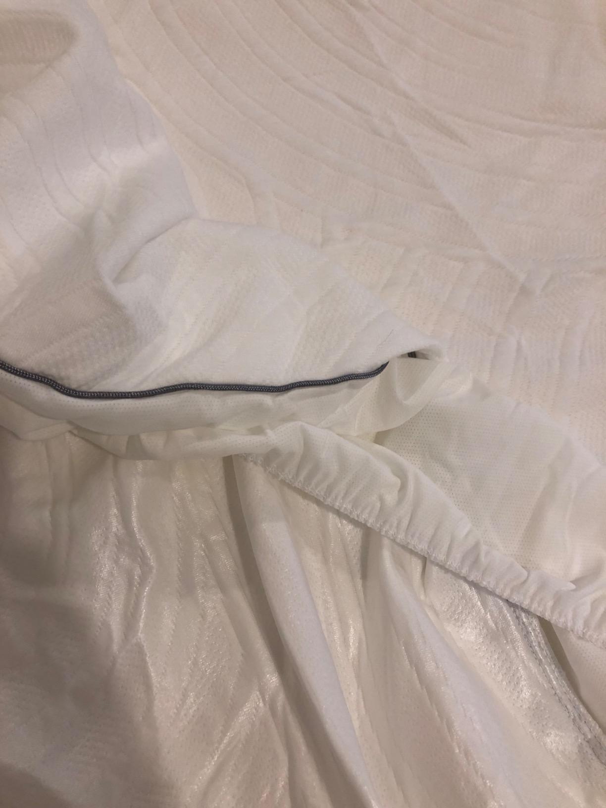 Tempur-Pedic TEMPUR-Protect Waterproof Mattress Protector, King, White customer photo 1