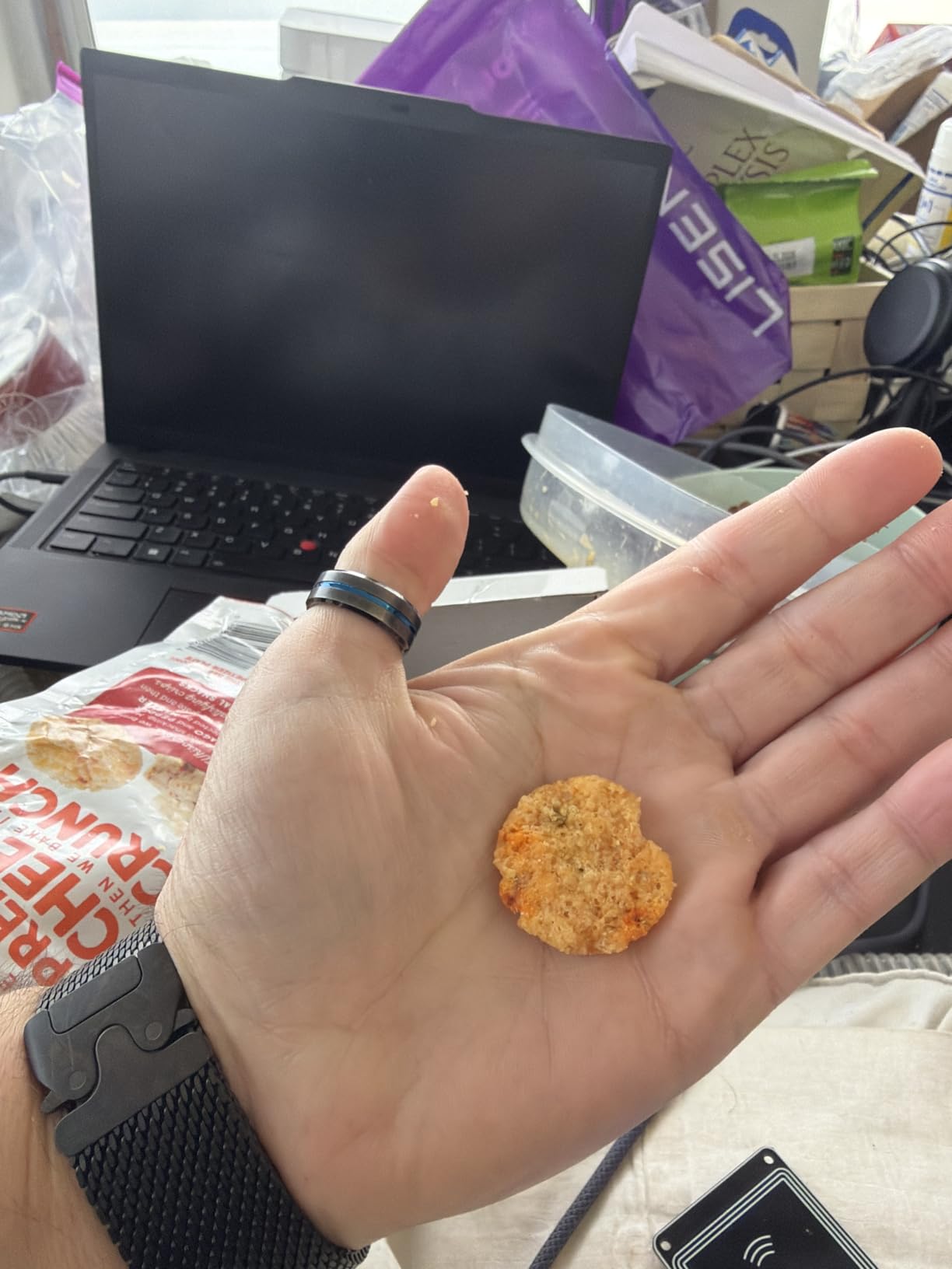 Whisps Cheese Crisps Variety Pack | Protein Chips | Healthy Snacks | Protein Snacks, Gluten Free, High Protein, Low Carb Keto Food | Parmesan, Cheddar Cheese, Asiago, Pepper Jack (2.12 Oz, 6 Pack) customer photo 1