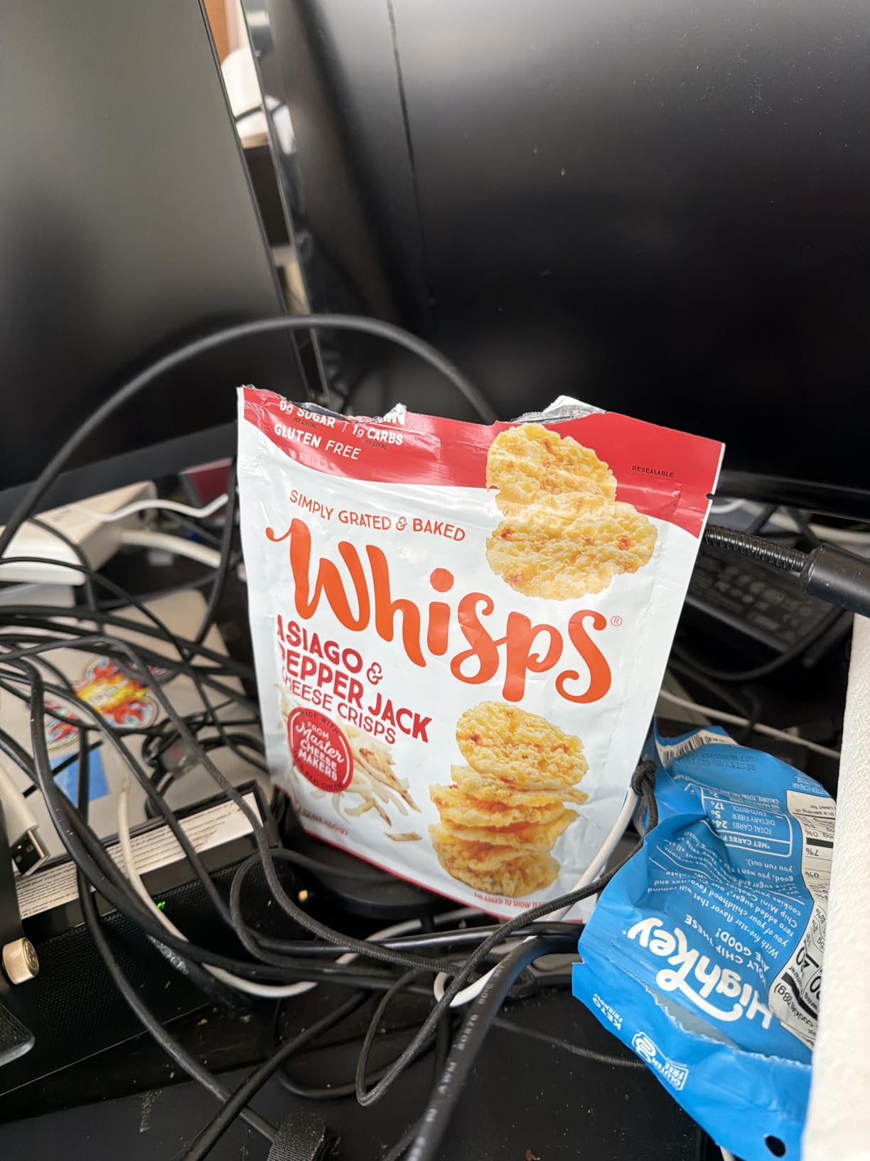 Whisps Cheese Crisps Variety Pack | Protein Chips | Healthy Snacks | Protein Snacks, Gluten Free, High Protein, Low Carb Keto Food | Parmesan, Cheddar Cheese, Asiago, Pepper Jack (2.12 Oz, 6 Pack) customer photo 2
