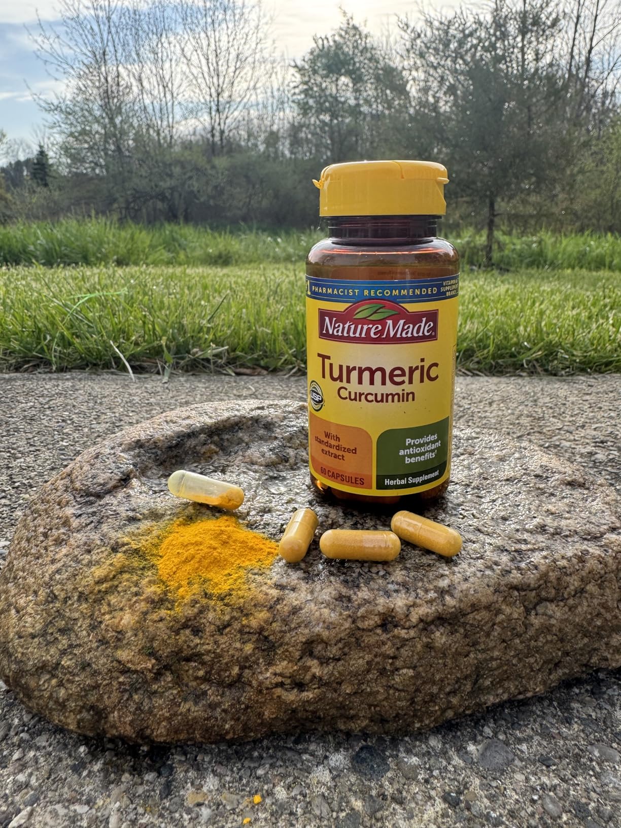 Nature Made Turmeric Curcumin 500 mg, Turmeric Curcumin Supplement for Antioxidant Support, 120 Capsules, 120 Day Supply customer photo 1