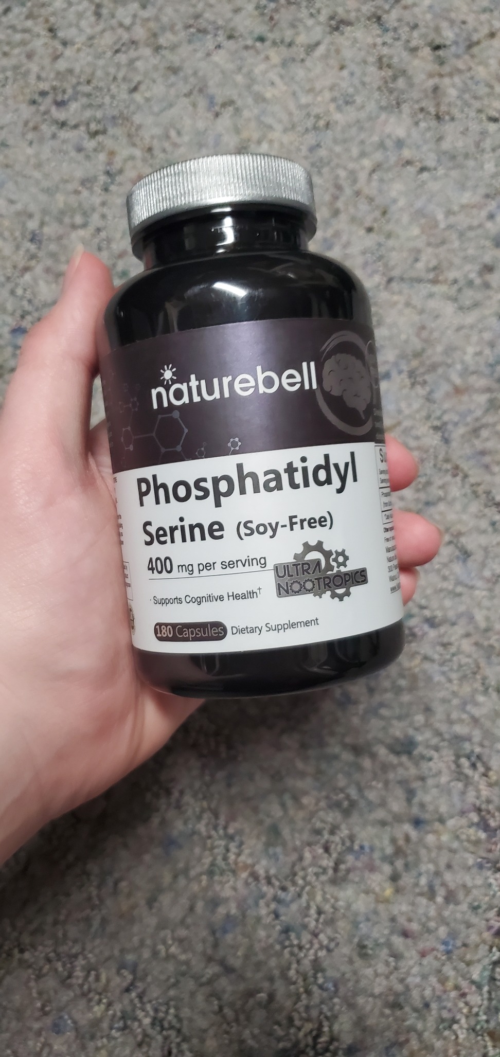 NatureBell Phosphatidylserine 500mg - 240 Capsules - Brain Health Support for Men & Women - Bioavailable Sunflower Lecithin - Easy-to-Swallow Supplement - Gluten-Free customer photo 1