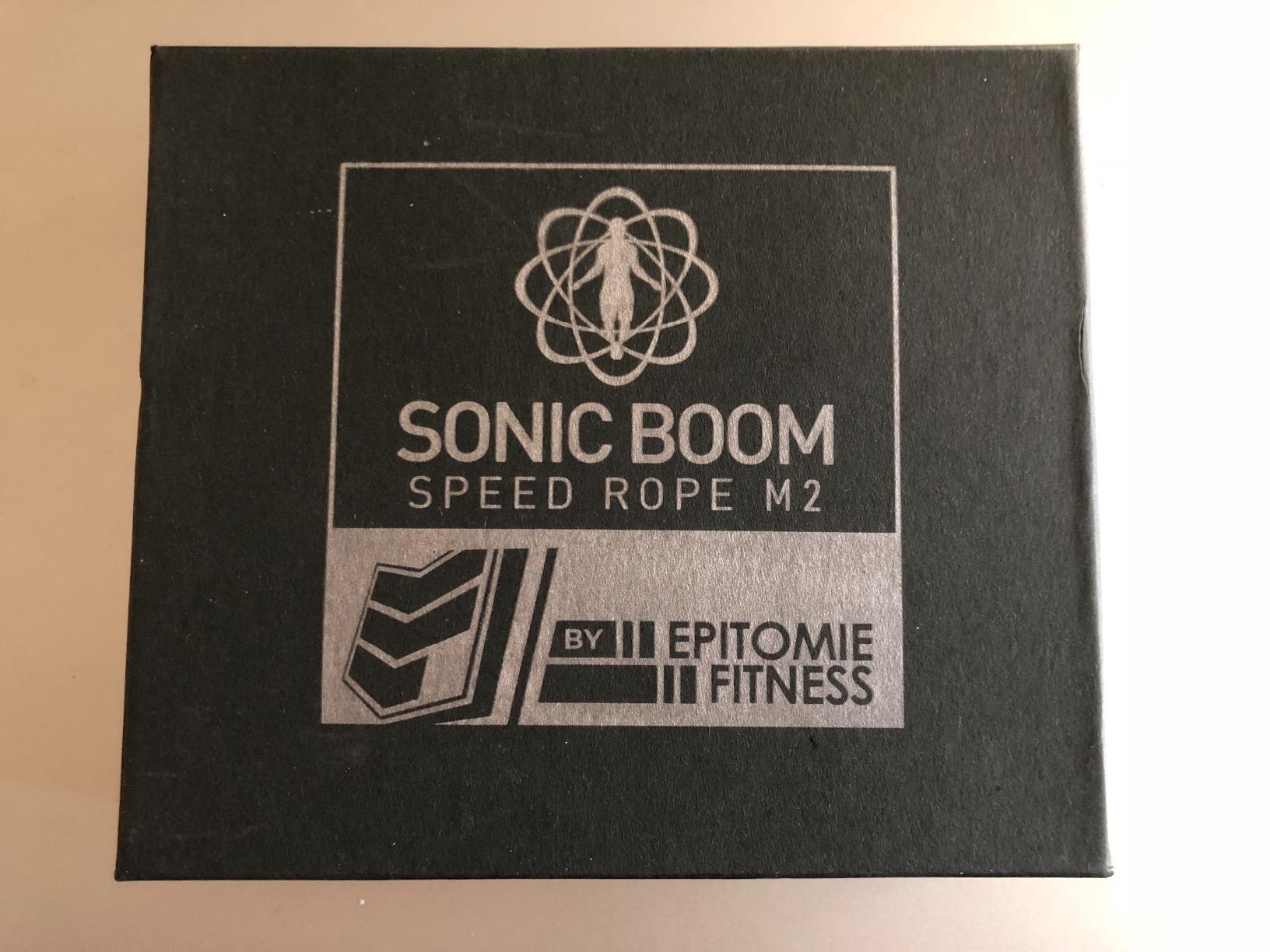 Epitomie Fitness Sonic Boom M2 High Speed Jump Rope - Patent Pending Self-Locking, Screw-Free Design - Weighted, 360 Degree Spin, Silicone Grip with 2 Speed Rope Cables for Home Workout, & More customer photo 1