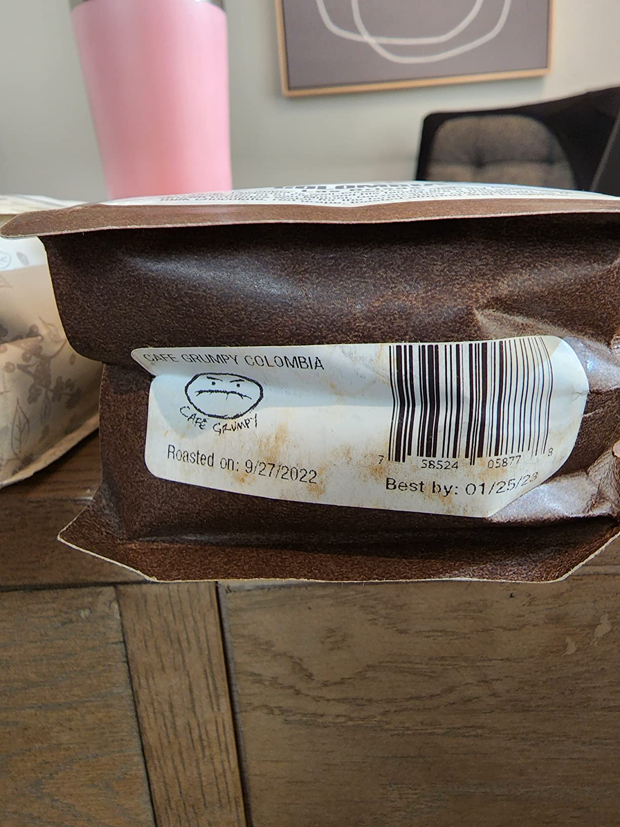 Cafe Grumpy Coffee - Colombia Whole Beans Arabica, 12oz Bag, Single Origin, Medium Roast, Drip, French Press, Pour Over, Cold Brew (Whole Beans) customer photo 2