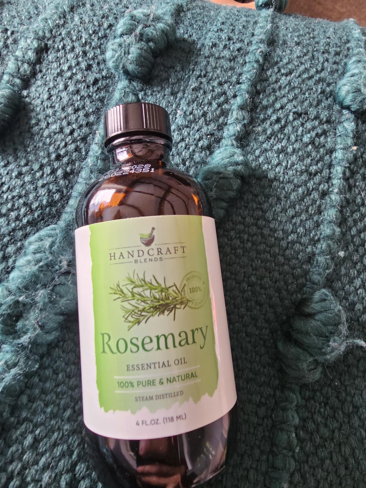 Handcraft Blends Rosemary Essential Oil - Huge 4 Fl Oz - 100% Pure and Natural - Premium Grade Essential Oil for Diffuser and Aromatherapy, Skin, Massage, Candle and Soap Making Fragrance customer photo 1