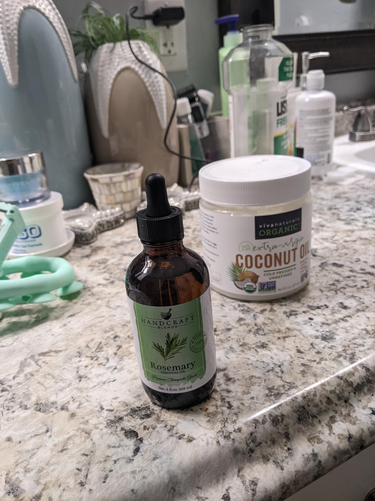 Handcraft Blends Rosemary Essential Oil - Huge 4 Fl Oz - 100% Pure and Natural - Premium Grade Essential Oil for Diffuser and Aromatherapy, Skin, Massage, Candle and Soap Making Fragrance customer photo 2