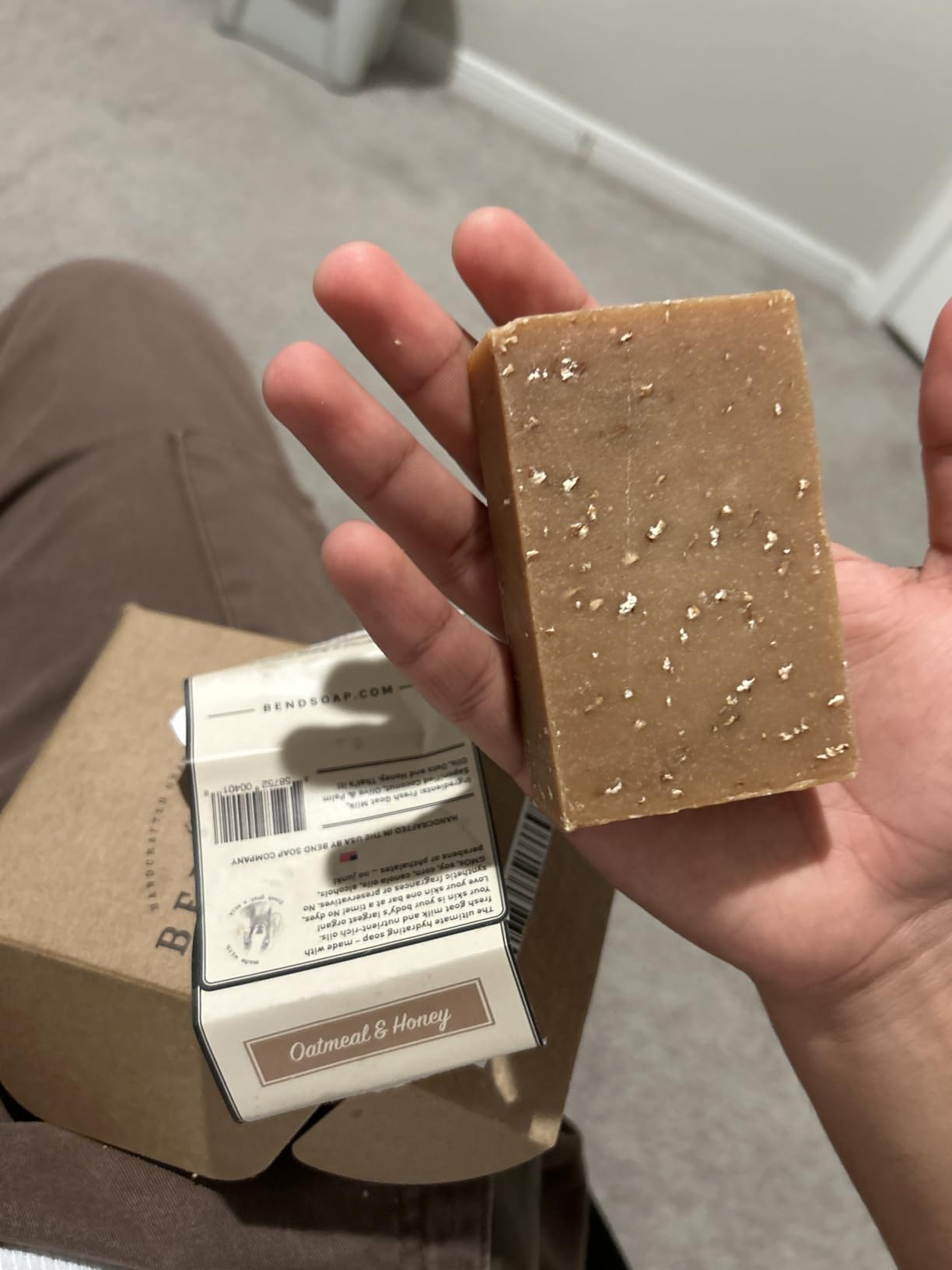 Bend Soap Company Unscented Goat Milk Soap 4 Pack, Fragrance Free Handmade Bar Soap for Sensitive Skin, Dry Skin & Everyday Use, 4.5 oz Bars customer photo 1