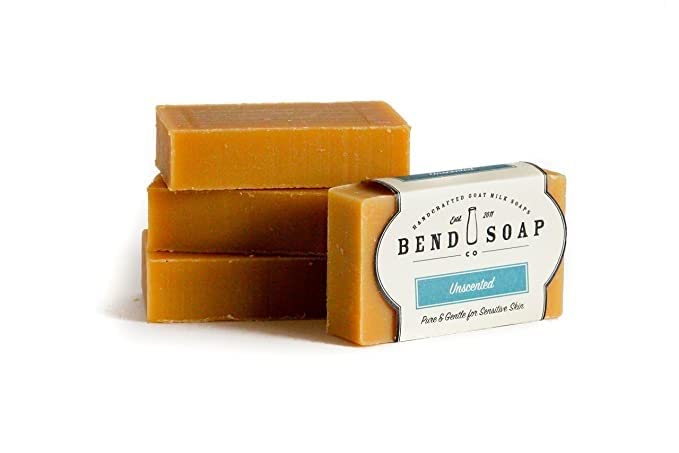Bend Soap Company Unscented Goat Milk Soap 4 Pack, Fragrance Free Handmade Bar Soap for Sensitive Skin, Dry Skin & Everyday Use, 4.5 oz Bars customer photo 2