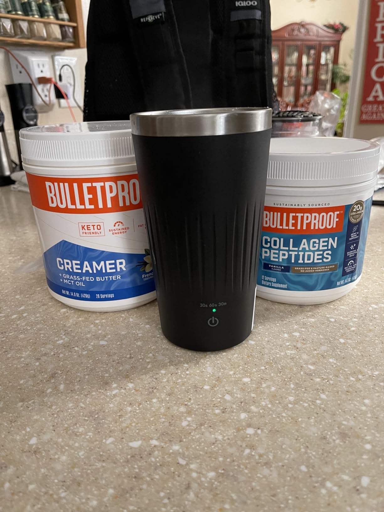 Bulletproof Vanilla Collagen Peptides Powder with MCT Oil, 17.6 Ounces, Grass-Fed Collagen Protein for Skin, Bones and Joints customer photo 1