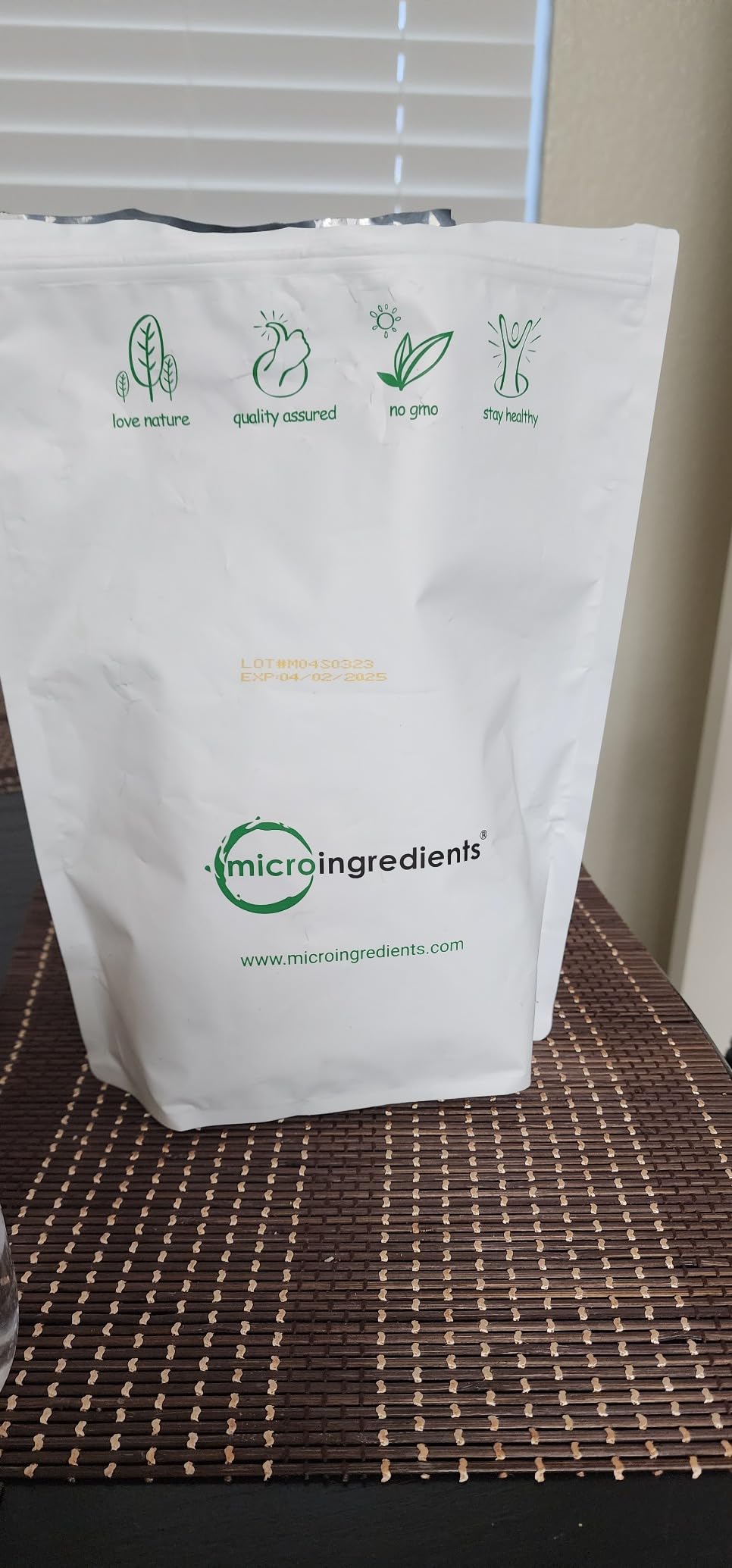 Micro Ingredients Sustainably US Grown, Organic Slippery Elm Bark Powder, 1 Pound (648 Servings), Helps Soothe The Throat and Coughing, No Irradiated, No Contaminated, No GMOs, Pet Friendly customer photo 2