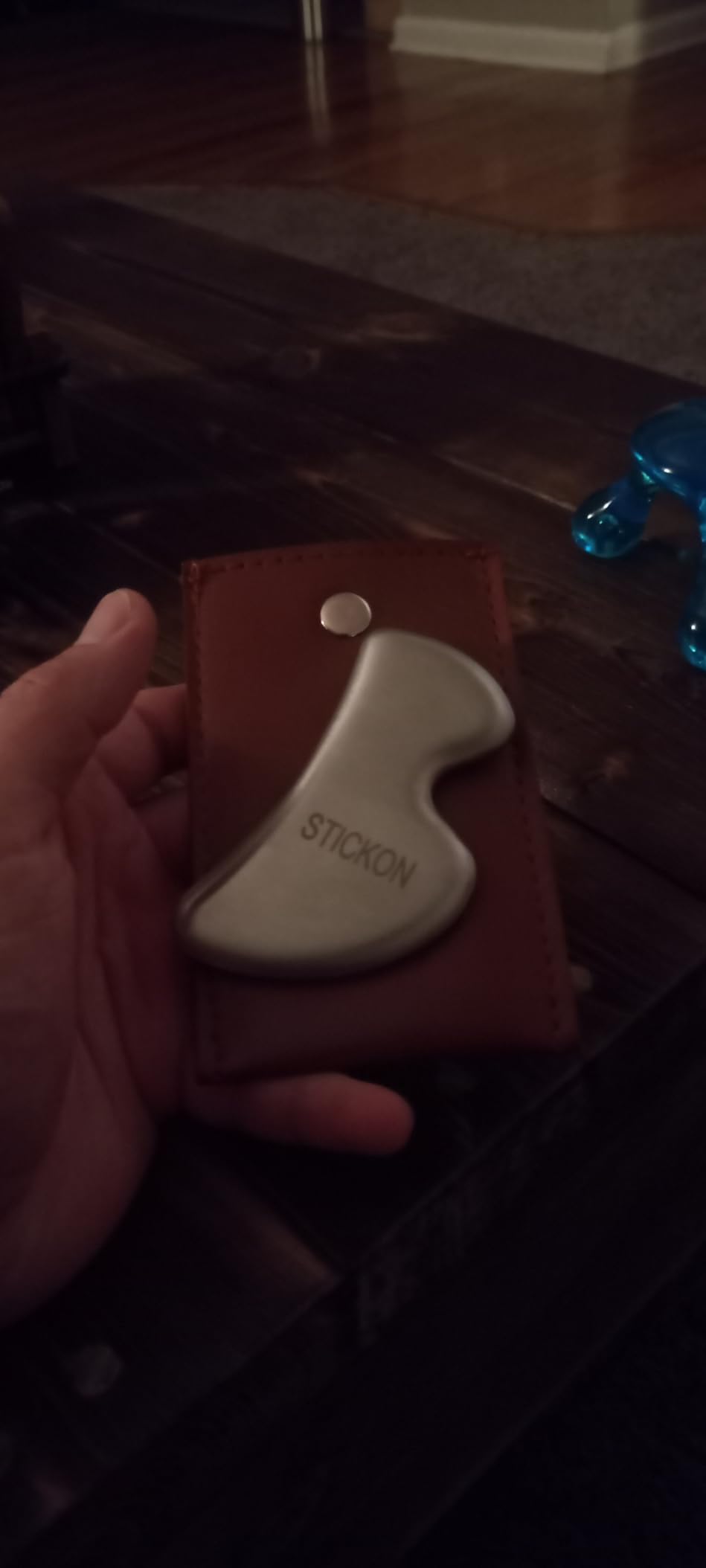 STICKON Stainless Steel Gua Sha Scraping Massage IASTM Soft Tissue Mobilization Tool (B Shape) customer photo 1