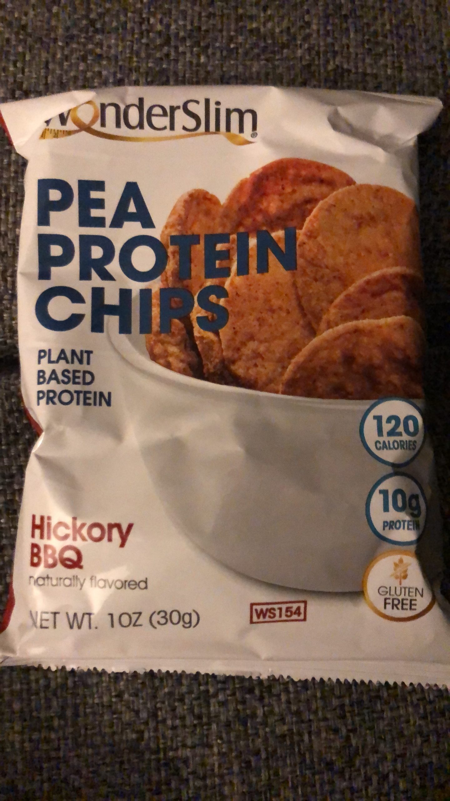 Wonderslim Protein Chips with Probiotics, BBQ | 12g Plant Protein, 170 Cal | High Protein Chips, Vegan, Gluten Free, Non-GMO | Made with Avocado Oil, No Seed Oils | 12 Pack customer photo 2