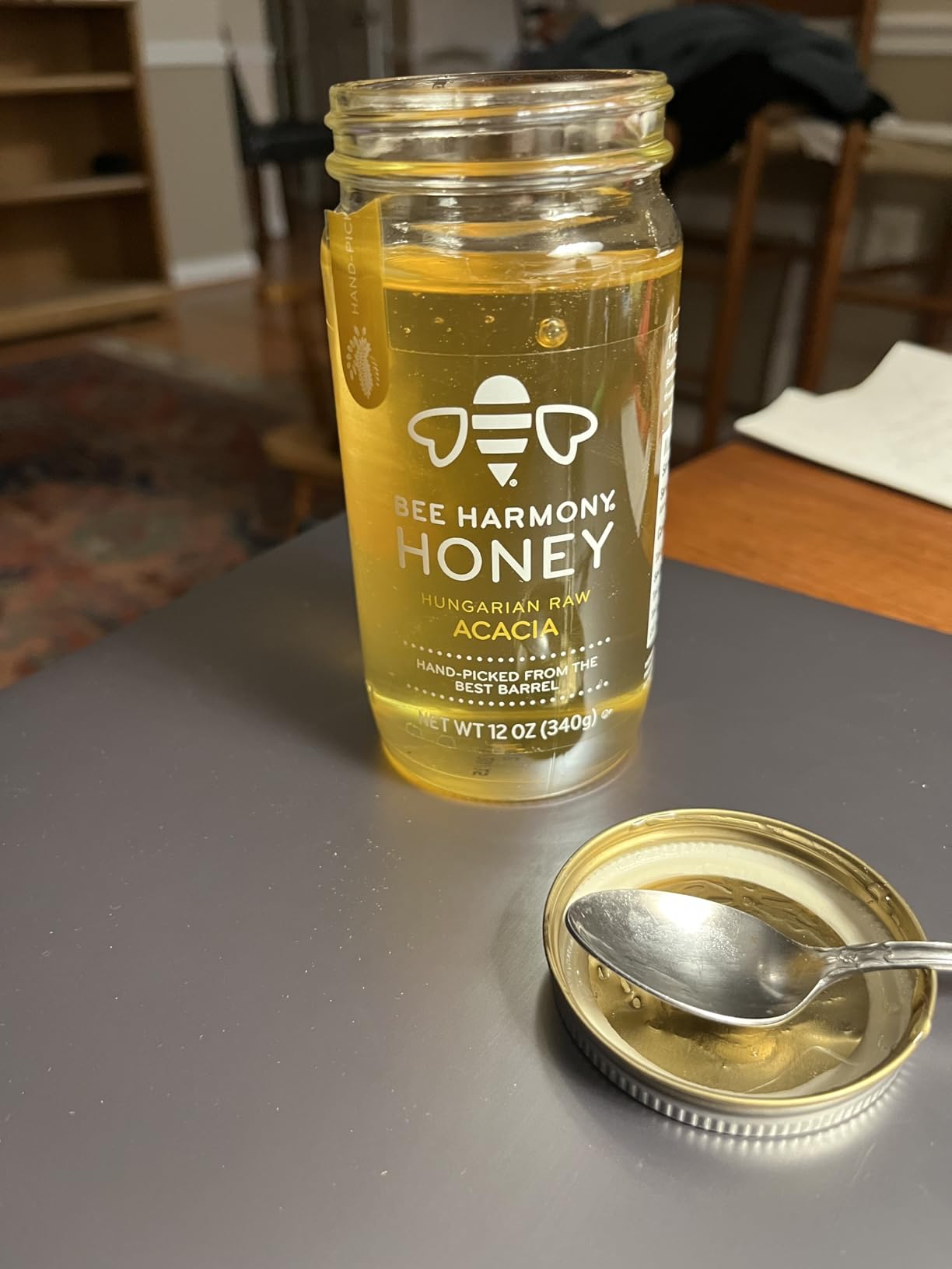 Bee Harmony American Raw Wildflower Honey, 12 OZ customer photo 2