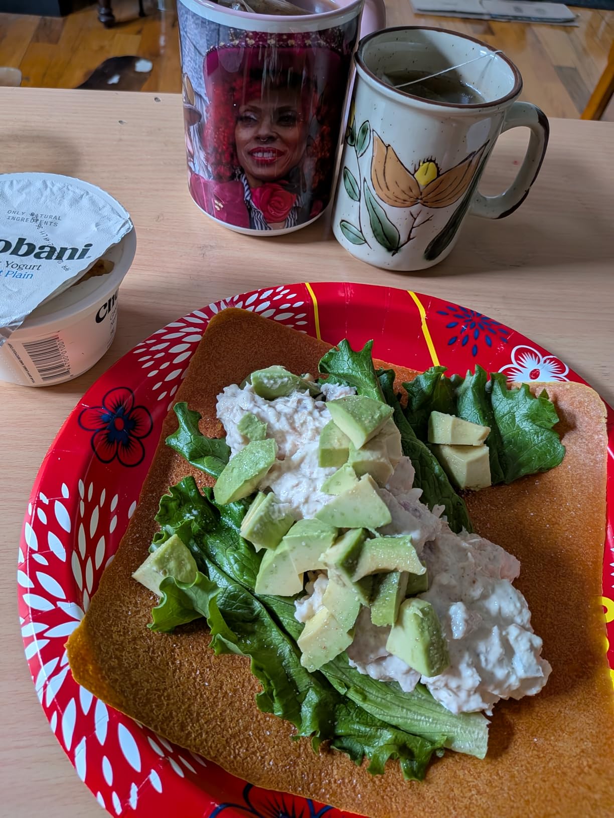 Certified Organic, SHELF STABLE, Paleo, Gluten Free, Vegan Non-GMO, Kosher Raw Veggie Coconut Wraps Turmeric Flavor. NO Salt Added Low Carb and Yeast Free 10 Count (Two Packs of Five Wraps Each) customer photo 1