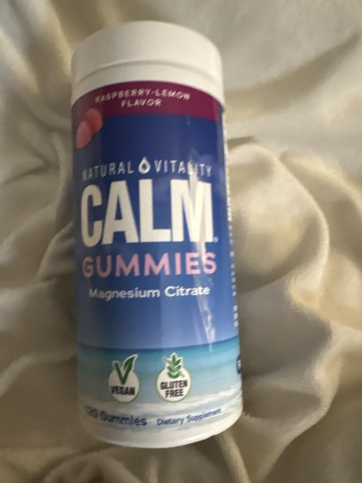 Natural Vitality Calm Magnesium Gummies | 330mg Per Serving | Raspberry Lemon Flavored Supplement | Gluten-Free & Vegan | 120 Count customer photo 2