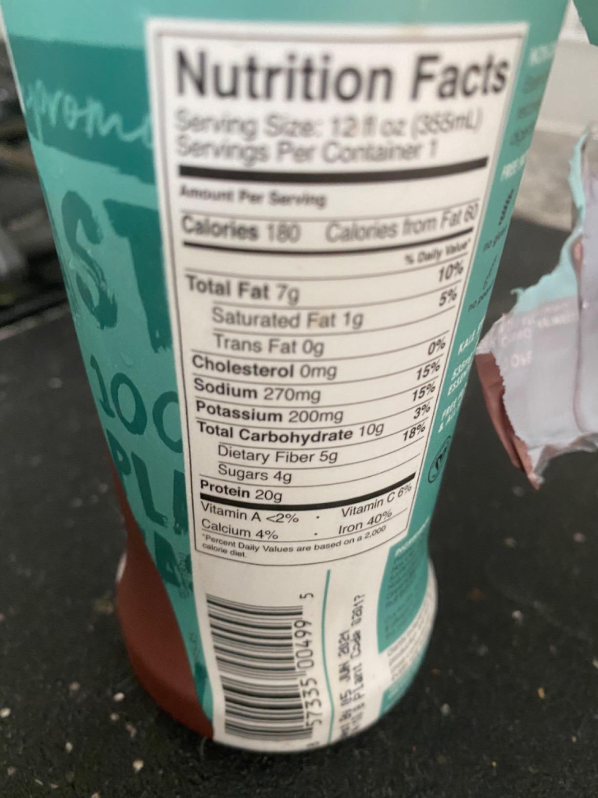OWYN Only What You Need Dark Chocolate Flavored Protein Shake, 20g Protein, 4g Sugar, 3g Fiber, Dairy Free, Plant Based Protein Drink 12 Count customer photo 1