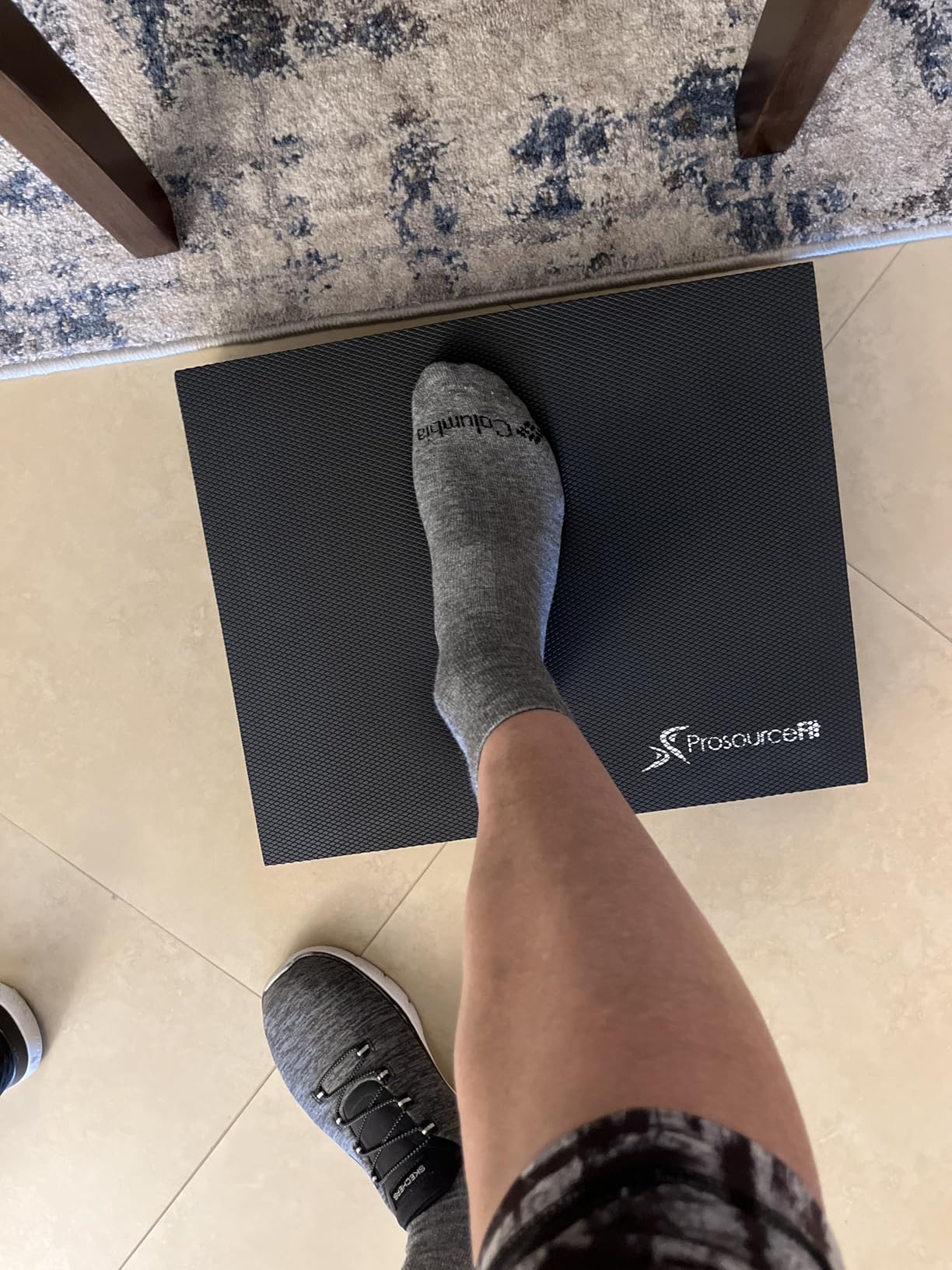 ProsourceFit Exercise Balance Pad, Non-Slip Cushioned Foam Mat & Knee Pad for Fitness and Stability Training, Yoga, Physical Therapy customer photo 1