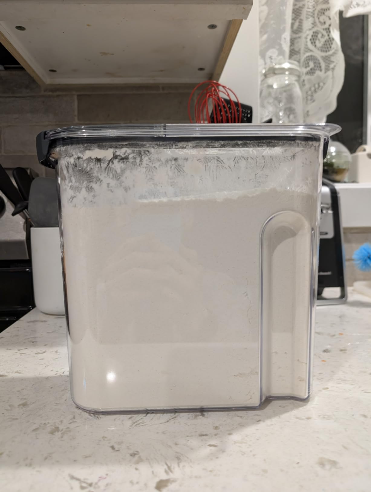 Rubbermaid Brilliance Pantry Food Storage Container Set, BPA-Free, Airtight & Leak-Proof, Clear, 8-Piece, Dishwasher Safe customer photo 2