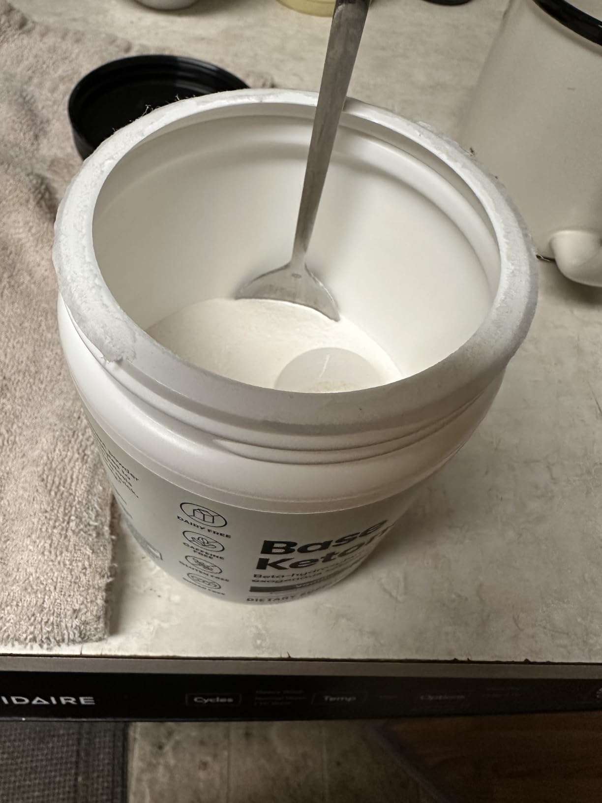 Perfect Keto Exogenous Ketones Powder, BHB Salts Supplement for Ketosis & Fasting, Plus Electrolytes for Hydration, Caffeine Free Energy, Keto Diet, Focus & Workout Support, Vanilla, 6.7 oz customer photo 2