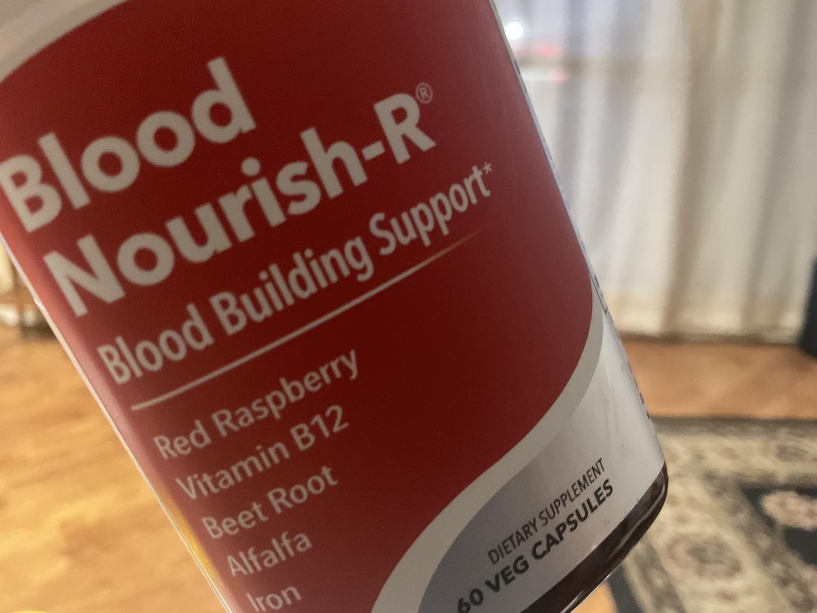 LifeSeasons Blood Nourish-R - Iron Deficiency Supplement - Supports Anemia, Fatigue & Dizziness - No Constipation - Blood Building - Iron, Beet Root, Alfalfa, Raspberry & Vitamin B-12 - 60 Capsules customer photo 2