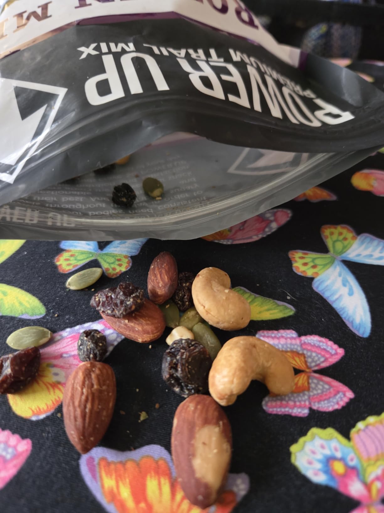 Power Up Premium Trail Mix - Protein Packed 14oz, No Added Sugar, Made Without Peanuts, Gluten Free, Vegan, Non-GMO customer photo 1