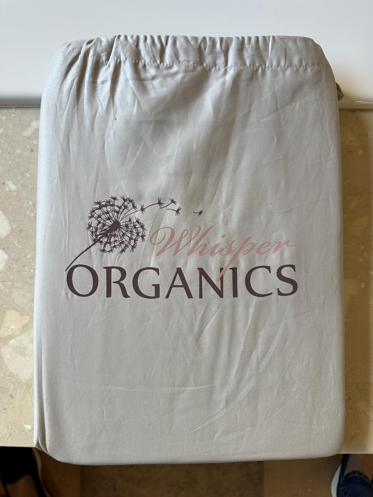 100% Organic Cotton Sheets King Size - GOTS Certified Organic Bed Sheets with Deep Pocket 500 Thread Count and Cozy Sateen Weave Gets Softer with Each Wash - Luxury 4 Piece Set (Natural, King) customer photo 2