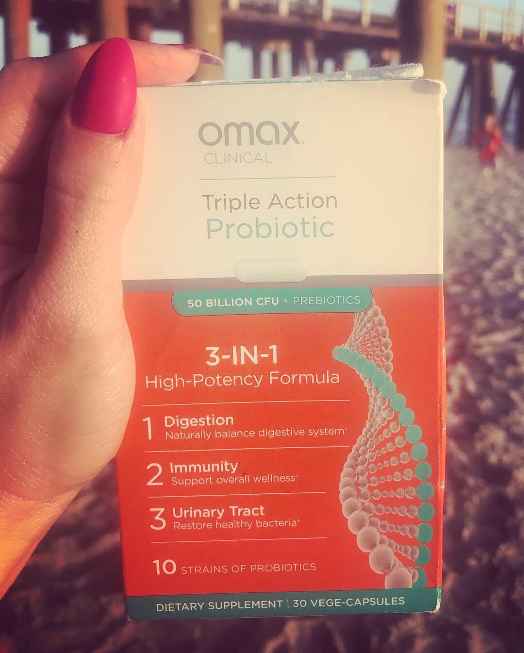 Omax Prebiotic & Probiotic 50 Billion CFU + Chicory Inulin, 10 Strains, Reduce Bloating, Digestion, SIBO, Leaky Gut, Vaginal pH, Acidophilus, Vegan, Dairy Free, Gluten Free, Blister Packaged customer photo 1