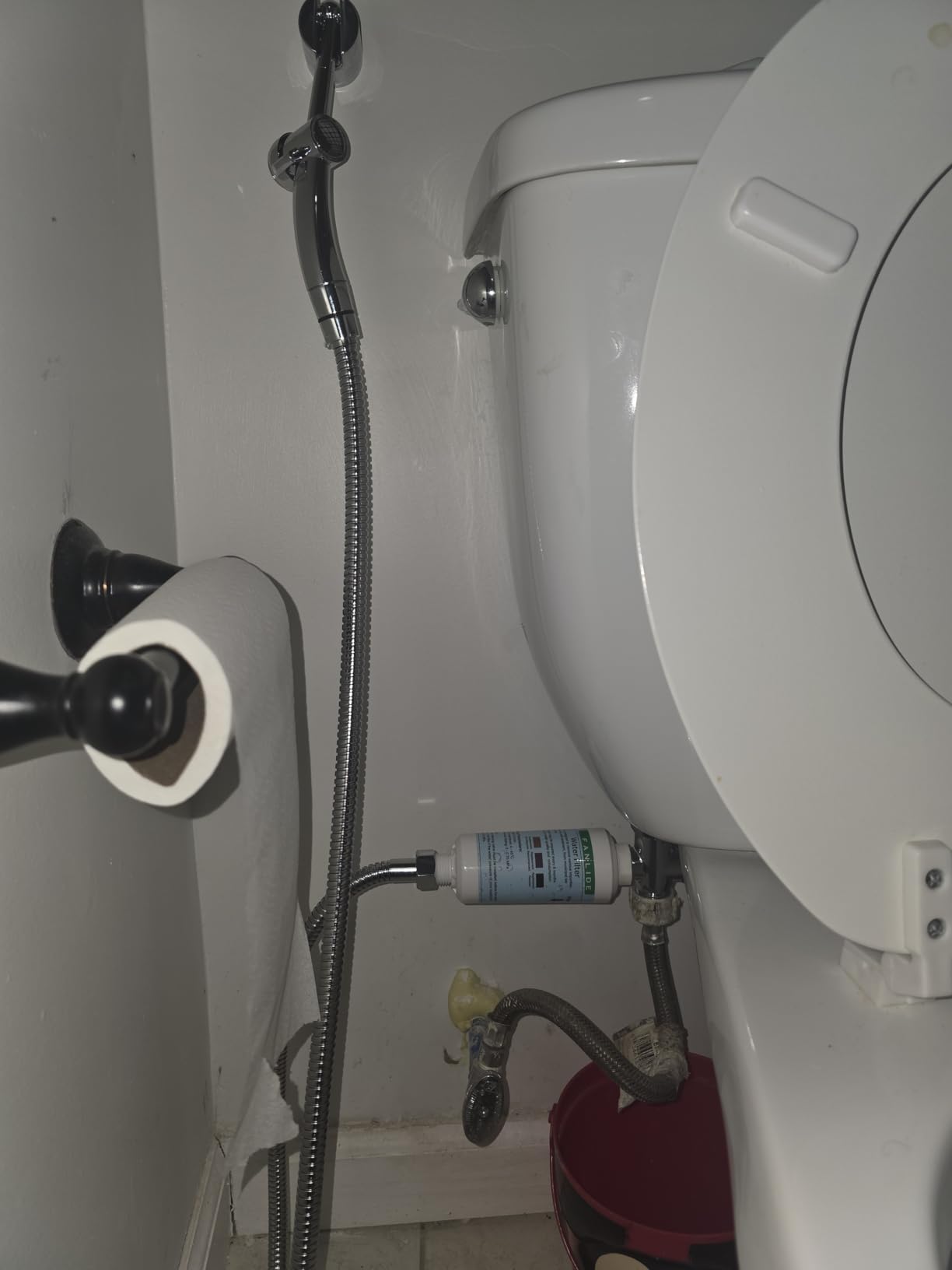 Brondell Hand Held Bidet Sprayer for Toilet: Brondell CleanSpa Advanced Bidet Attachment, Precision Pressure Control Jet Spray, Ergonomic Handheld Bidet for Toilet, Toilet Water Sprayer & Hose Set customer photo 1