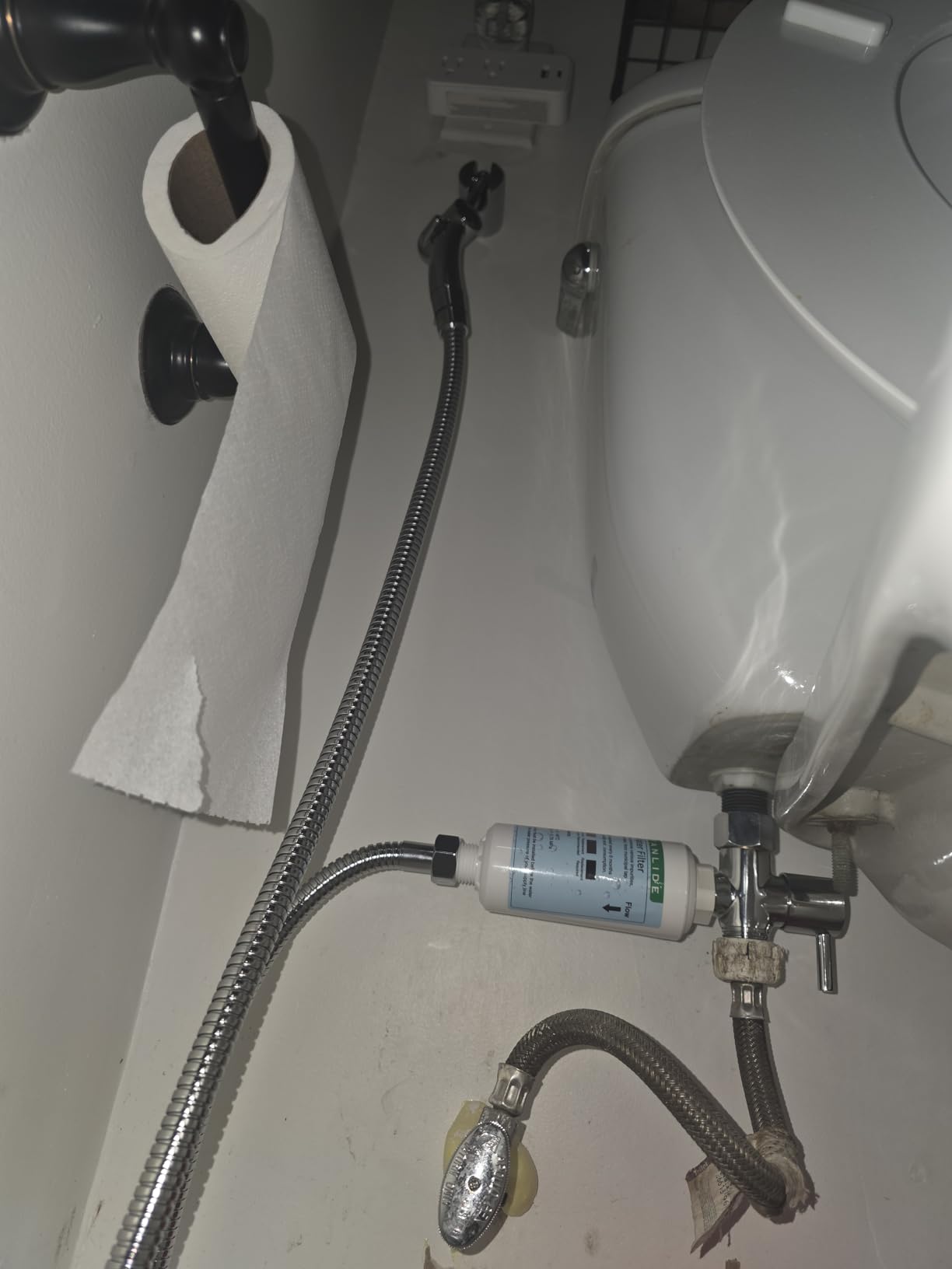 Brondell Hand Held Bidet Sprayer for Toilet: Brondell CleanSpa Advanced Bidet Attachment, Precision Pressure Control Jet Spray, Ergonomic Handheld Bidet for Toilet, Toilet Water Sprayer & Hose Set customer photo 2