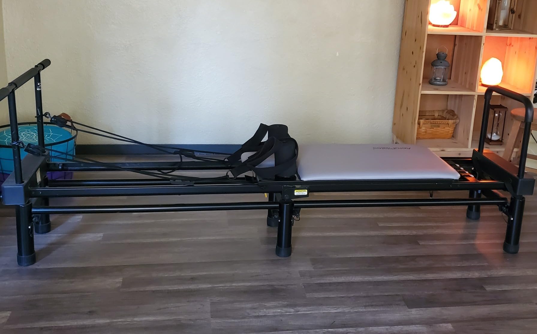 AeroPilates Reformer 4420 Plus Floor Mat - Pilates Reformer Workout Machine for Home Gym - Cardio Fitness Rebounder - Foldable - 300 lbs Weight Capacity customer photo 2