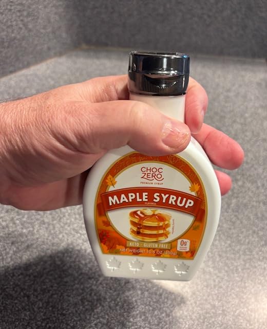 ChocZero Maple Syrup, Sugar Free Maple Syrup, No Sugar Alcohols, Keto Friendly, 10.5 oz Bottle customer photo 2