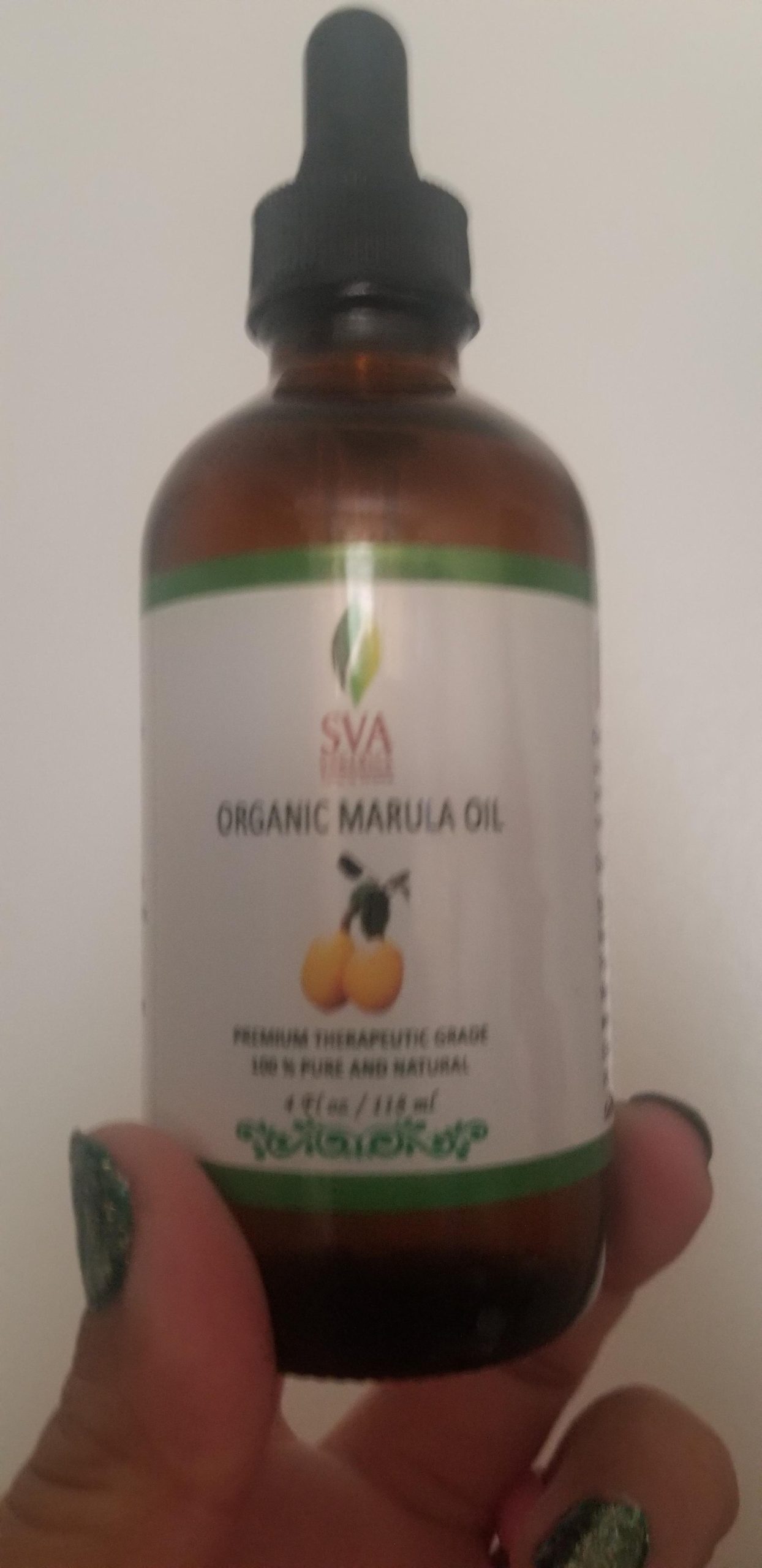 SVA Organic Marula Seed Oil - 4 Fl Oz - 100% Natural Cold Pressed Virgin Marula Oil Organic - for Face, Skin Care, Hair Care, Scalp Massage & Body Massage - Unrefined Carrier Oil with Dropper customer photo 1