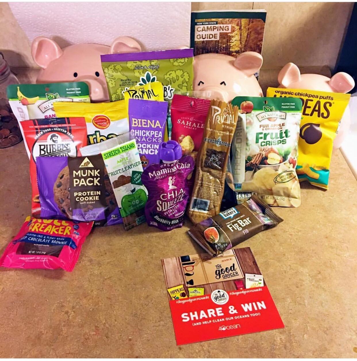 Healthy VEGAN Snacks Care Package: Non-GMO, Vegan Jerky, Protein Bars, Cookies, Fruit & Nuts, Healthy Gift Basket Alternative, Snack Variety Pack, College Student Care Package customer photo 1